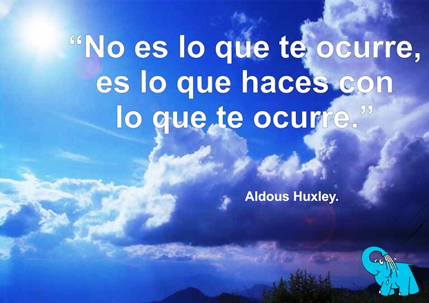 Una Enseñanza de Aldous Huxley en la Frase del Día del Elefante Azul de Avilés